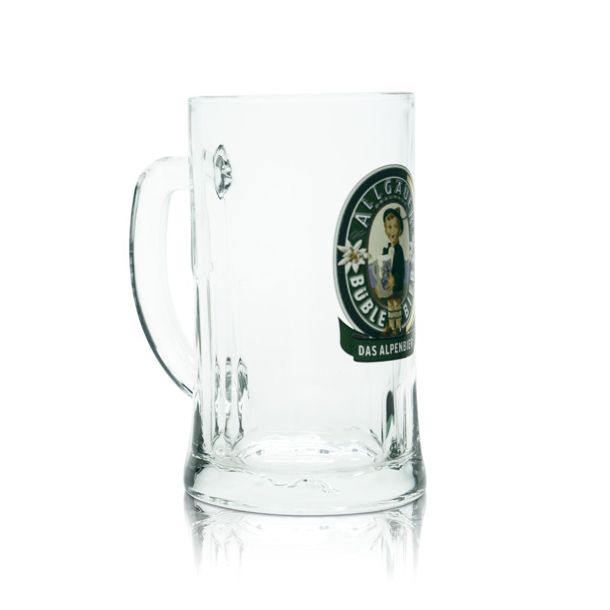 6 verres à bière Allgäuer Büble 0,5 l Chopes à bière  Verres à anse Chopes Seidel Brasserie – Vue 3