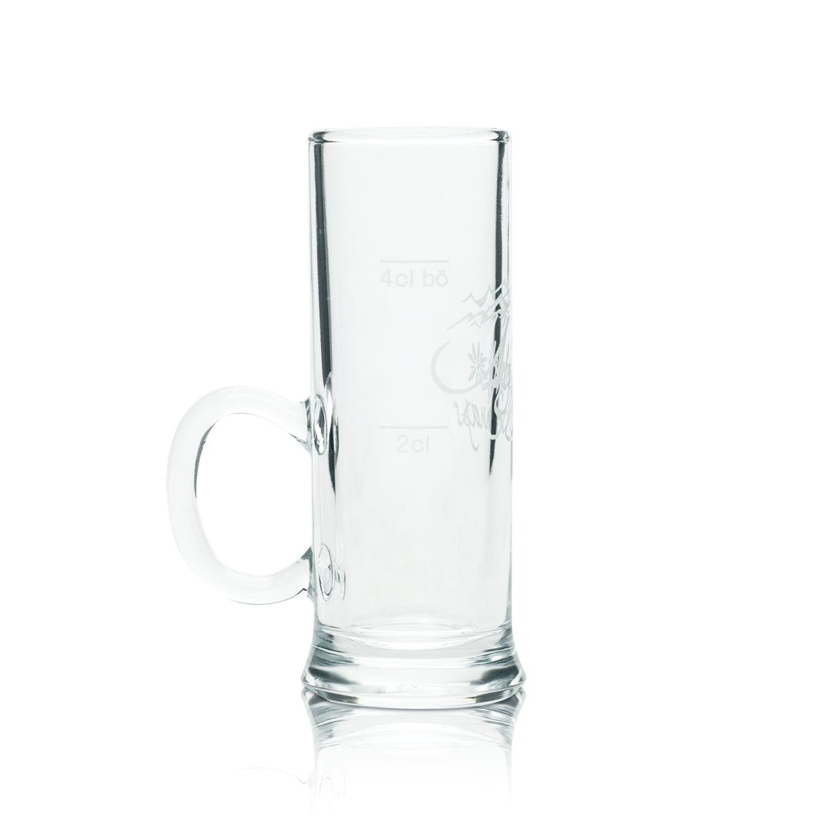 6x Alpenschnaps Steinbeisser Shot Verre 4cl Mini-Chope Les verres élégants à anse – Vue 3