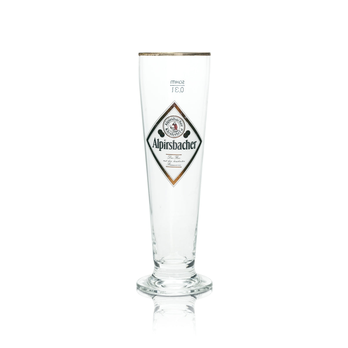 6 verres à bière Alpirsbacher 0,3 l, forme tulipe, série Siena Pils, brasserie Kloster – Vue 2