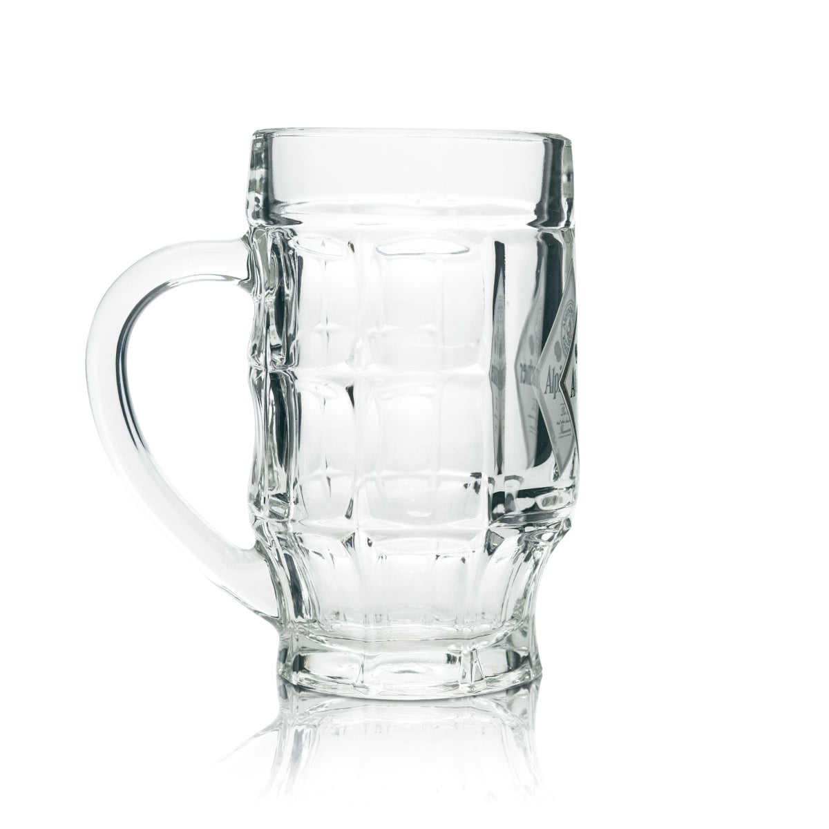 6 verres à bière Alpirsbacher 0,4 l, chope Strasbourg Sahm Seidel, verres à anse, chopes, bière – Vue 3