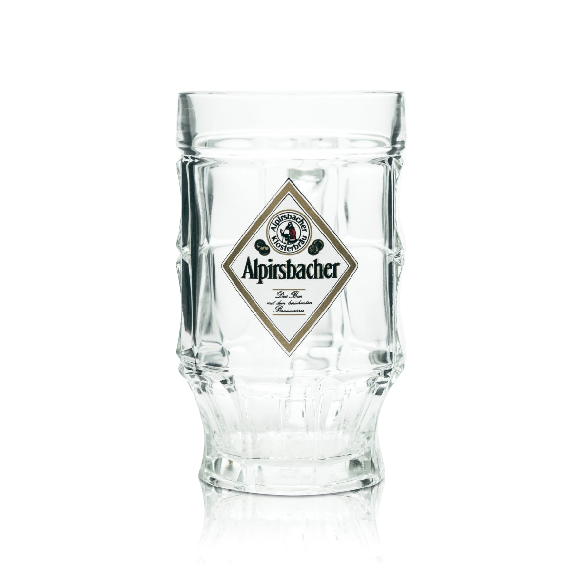 6 verres à bière Alpirsbacher 0,5 l, chopes Klosterbräu Sahm Seidel avec anse – Vue 2