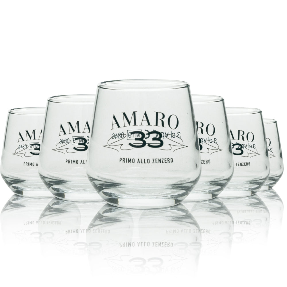 6x Verre à liqueur Amaro Primo allo zenzero Verre à shot 3 cl