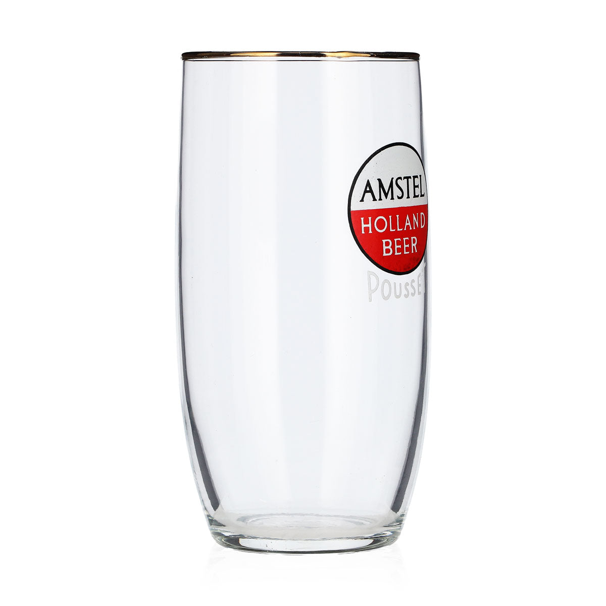 Lot de 6 verres à bière Amstel de 0,29 l, à bord doré, modèle « Willibecher Seidel » (lot de 6) – Vue 3