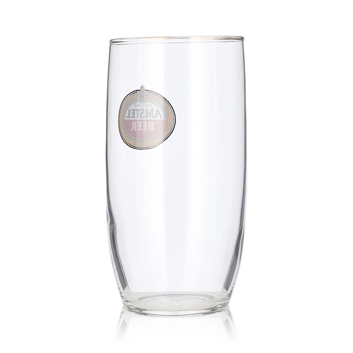 Lot de 6 verres à bière Amstel de 0,33 l, modèle droit, bord doré (lot de 6) – Vue 5