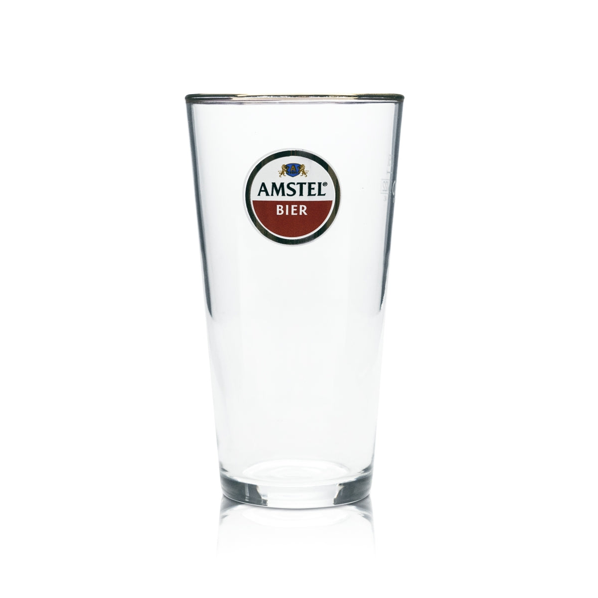 6x verre Amstel 0,25 l, bord doré, verres Gastro Bar Kneipe Mug Cup Beer – Vue 2