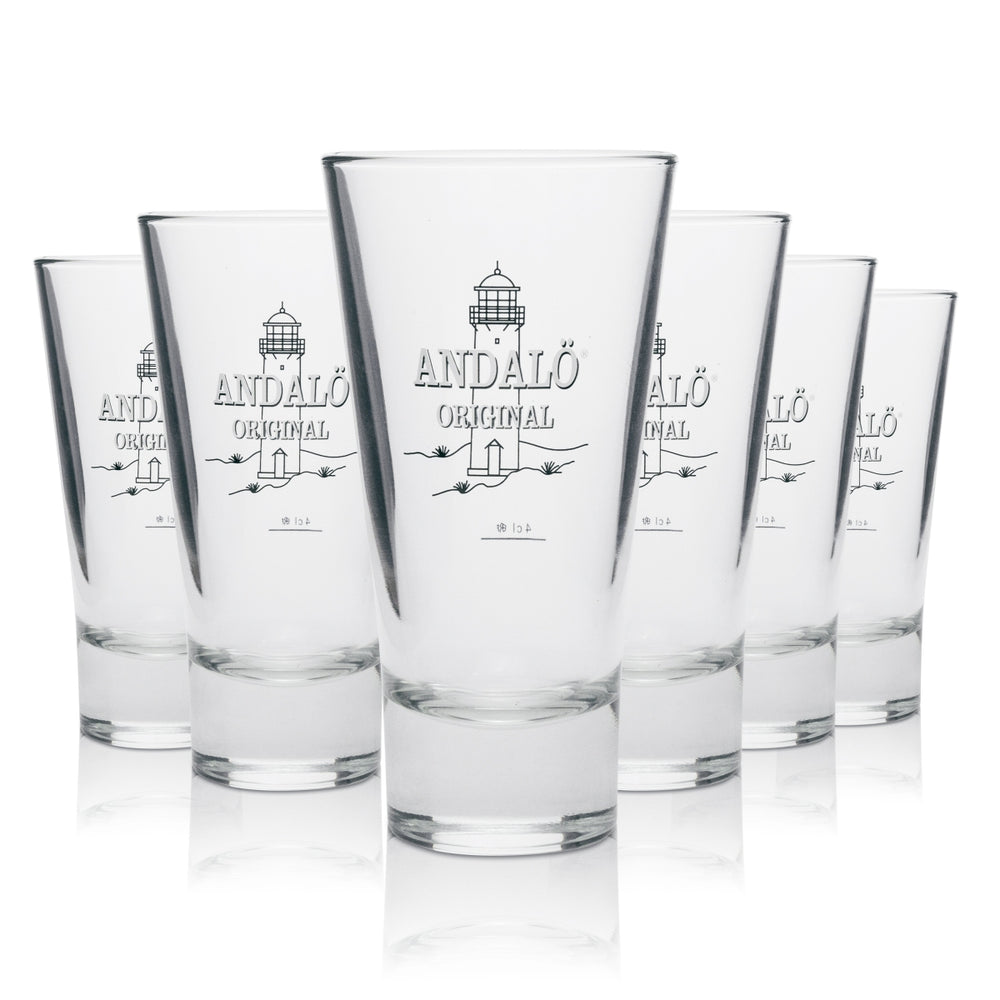 6x Verre Andalö 0,23 l Verre à long drink en forme de V Cocktail Apéritif Eckenförde Set de verres