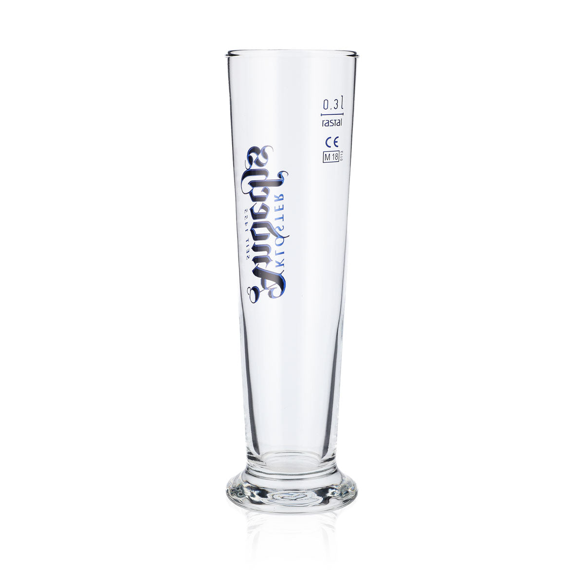 6 verres à bière Andechs 0,3 l Verres à bière Verre en forme de coupe Logo vertical – Vue 4