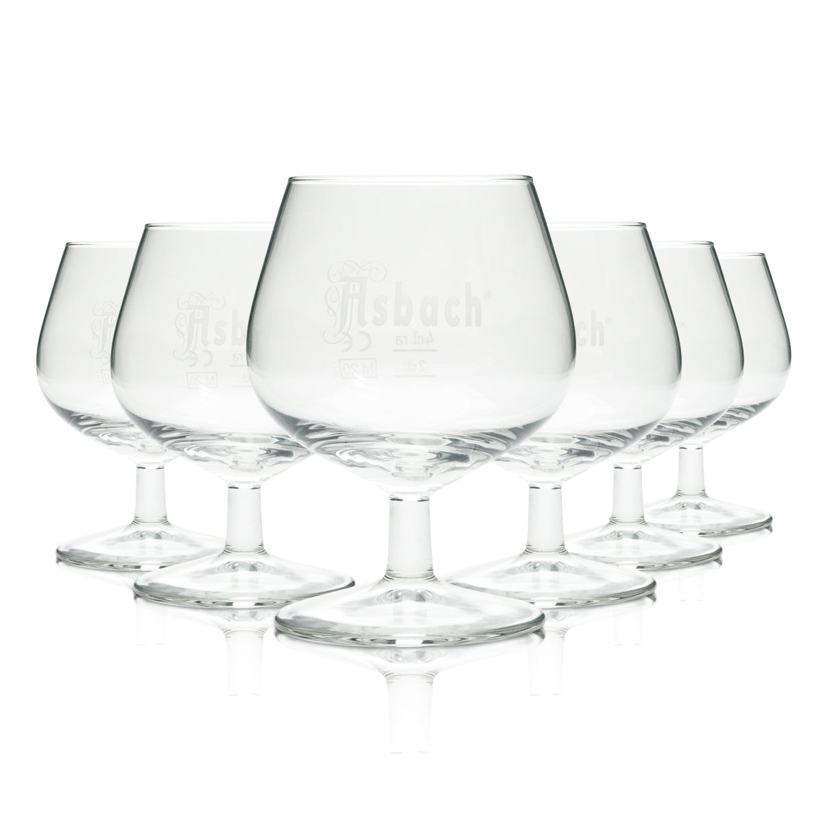 6x Verres Asbach Uralt 0,15 l Verres à cognac calibrés pour dégustation Gastro – Vue 3