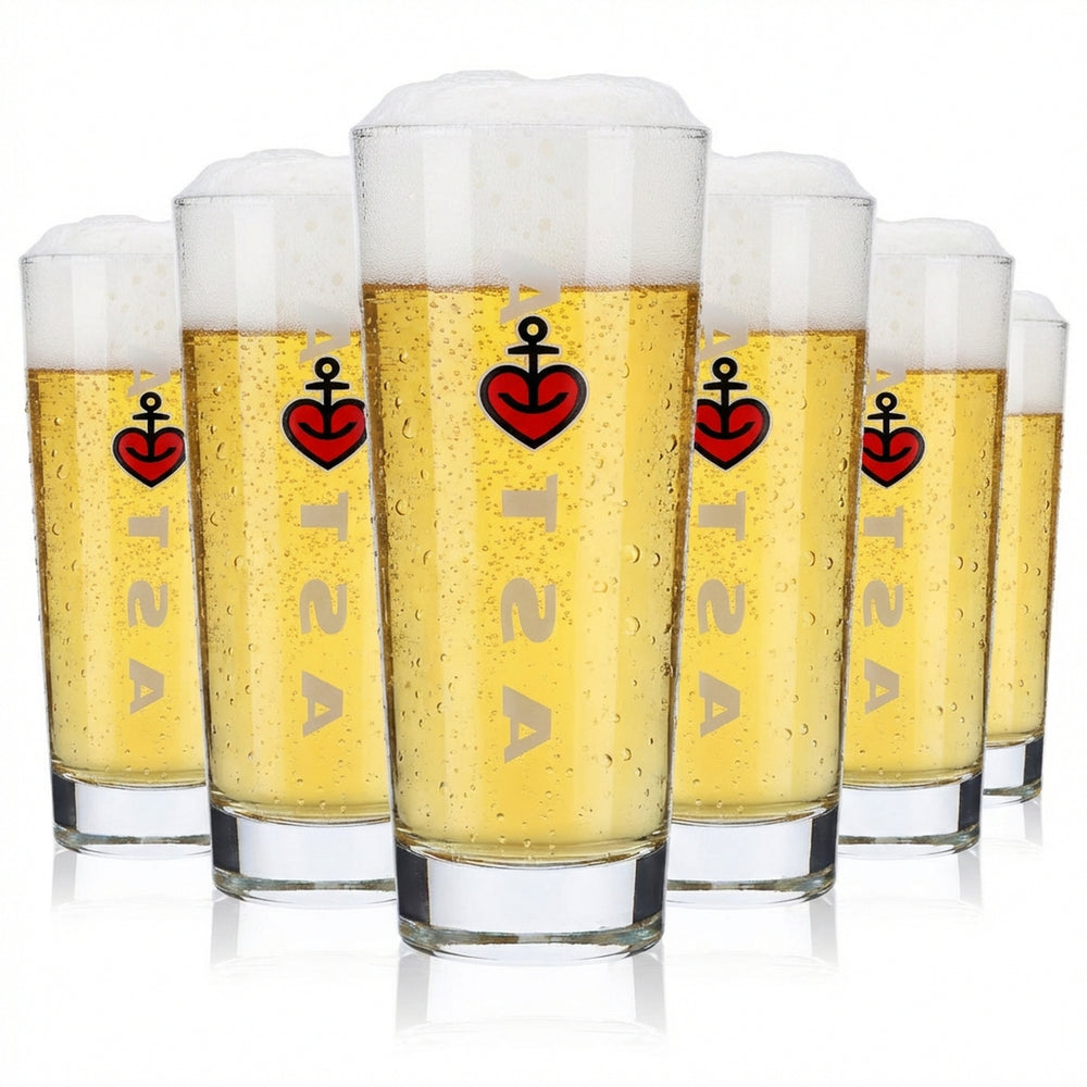 6 verres à bière Astra Verres à bière Verres 0,3 l Gobelets Tumbler Kiez Hambourg Frankonia