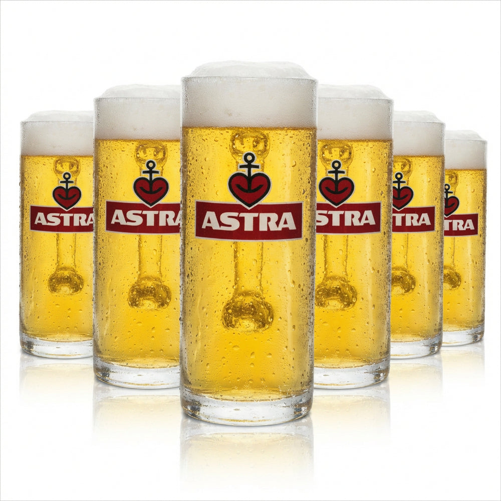 6 verres à bière Astra, chopes de 0,5 l, ensemble de verres Kiez Hamburg, brasserie, bar