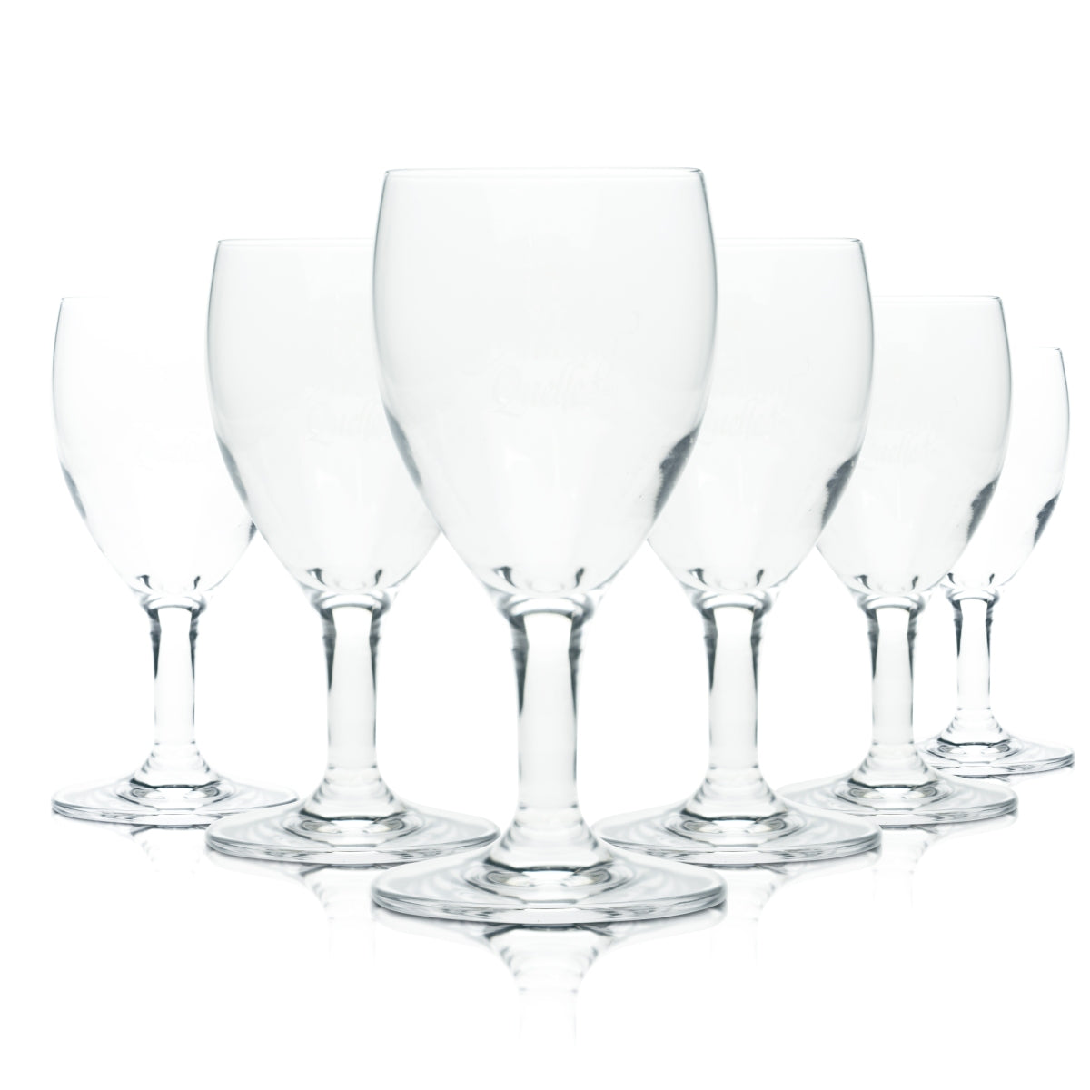 6x Auburg Source Eau Verre 0,1 l Tulipe Verres à boire Flûtes Source minérale Soda