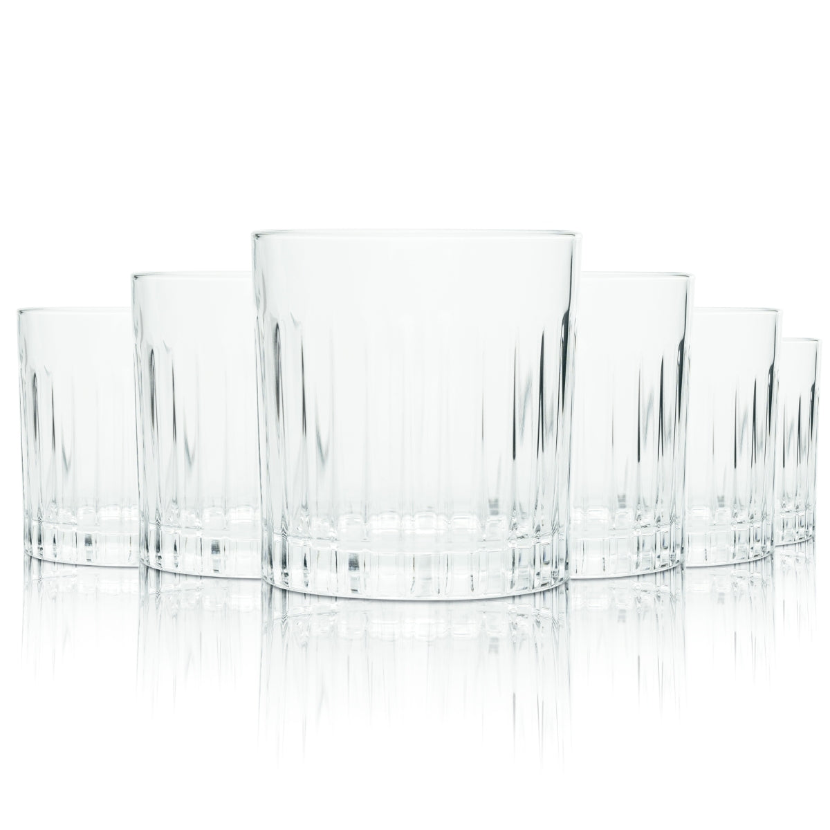 6 verres Bacardi 0,2 l Tumbler Contour Cristal Timeless Gastro Longdrink
