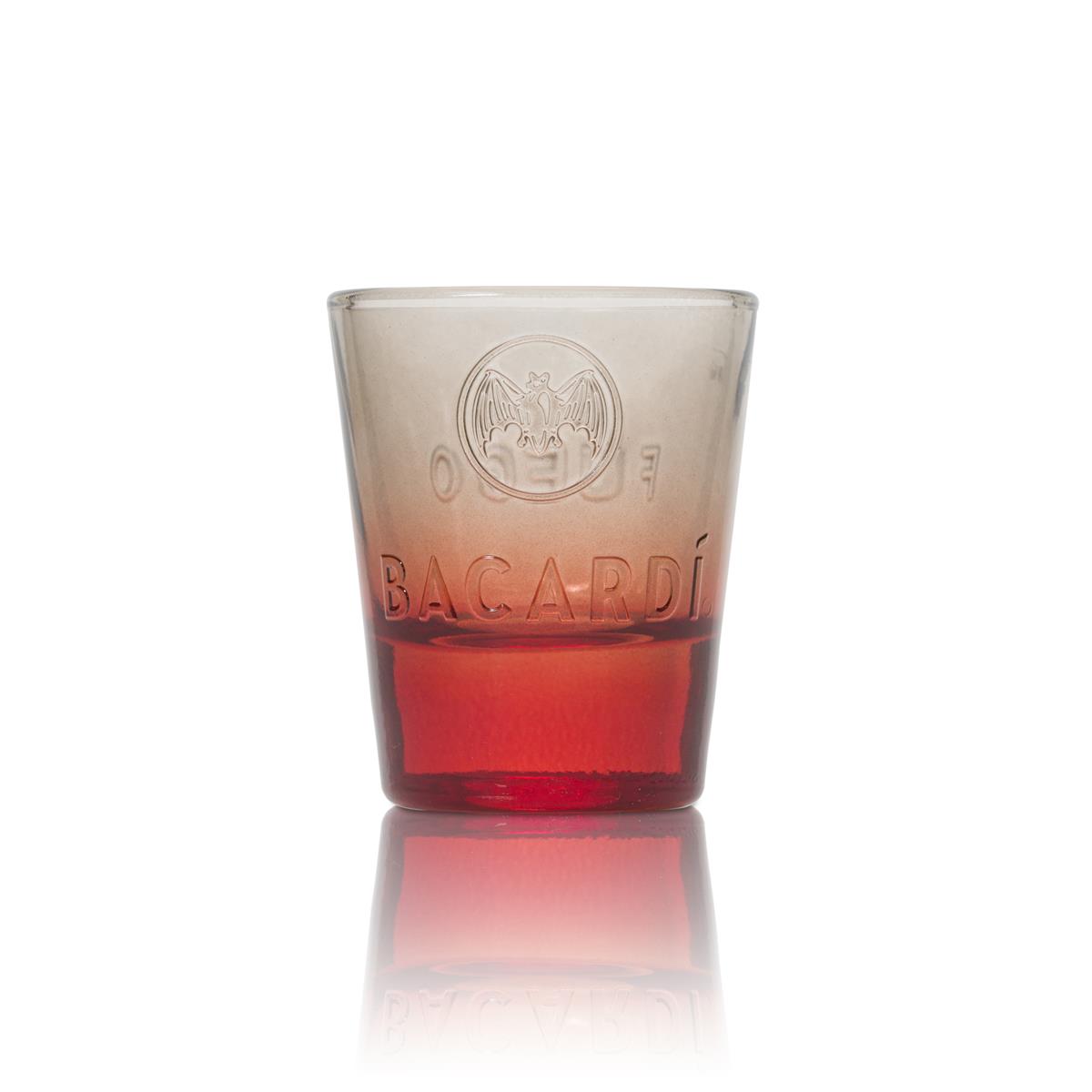 6 verres à shot Bacardi 4 cl, verres courts à contour droit Fuego Gastro Kneipe Bar – Vue 5