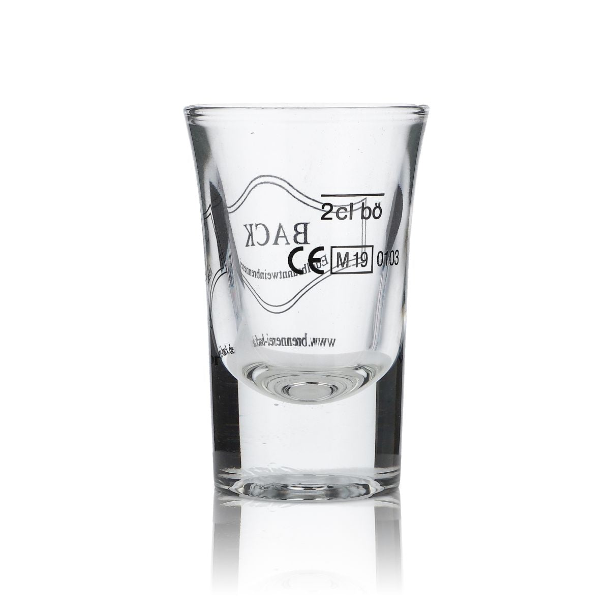 6x Back verre à liqueur 2cl verre à shot verre court stamper set de verres de distillerie Back – Vue 3