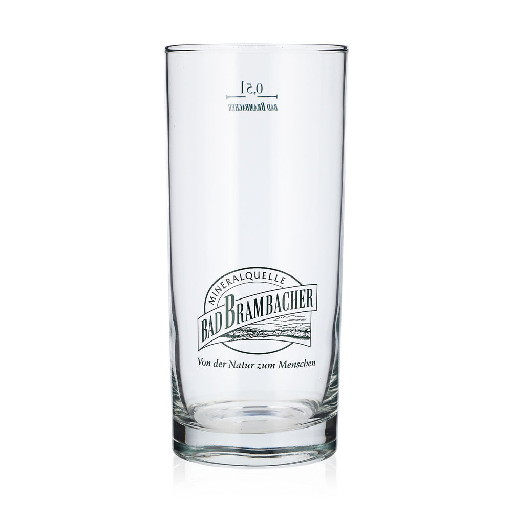 6 verres à eau Bad Brambacher de 0,5 l, logo vert (lot de 6)
