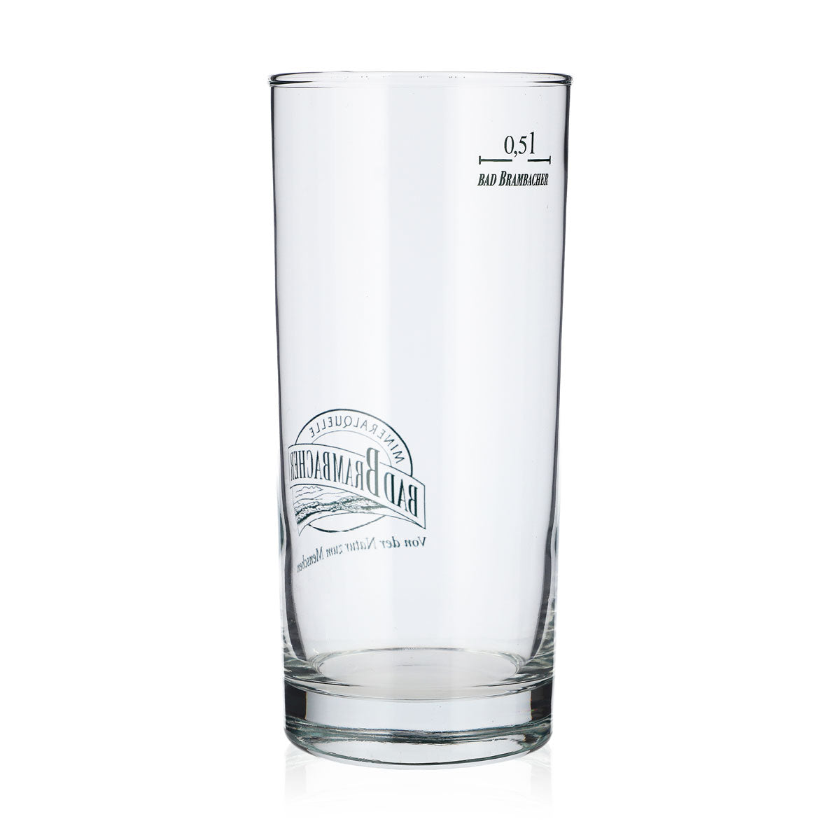 6 verres à eau Bad Brambacher de 0,5 l, logo vert (lot de 6) – Vue 3