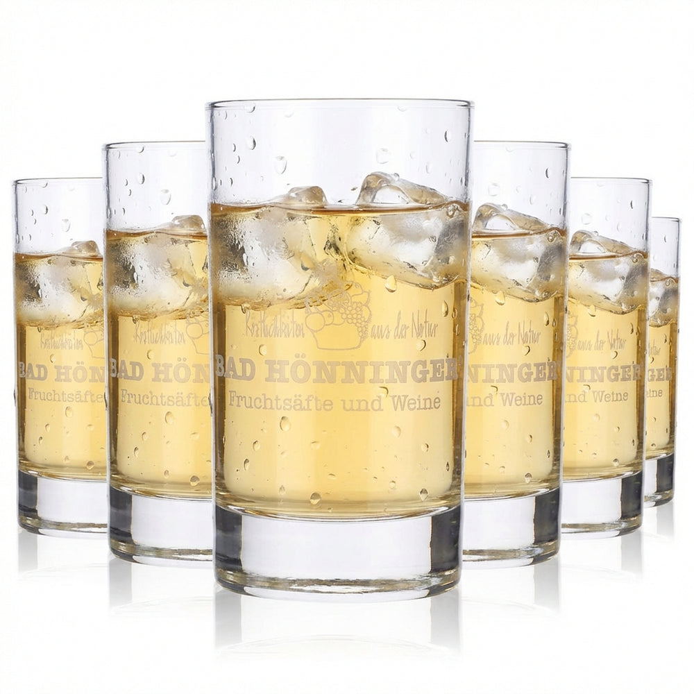 6 verres à jus Bad Hönninger Verres à jus de fruits 0,16 l Gobelets Arcoroc Island