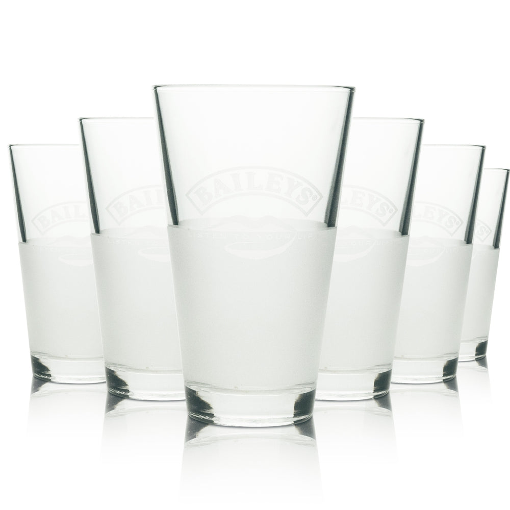 6 verres Baileys 0,3 l Verres à boissons chaudes Verres à long drink Design satiné élégant
