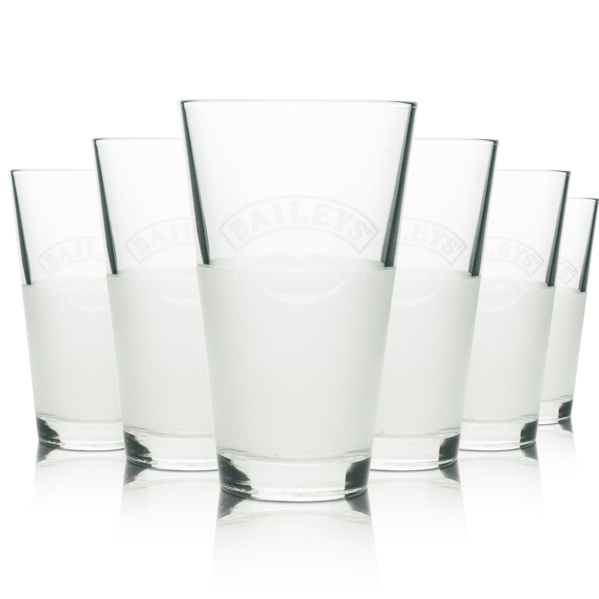 6 verres Baileys 0,3 l Verres à boissons chaudes Verres à long drink Design satiné élégant