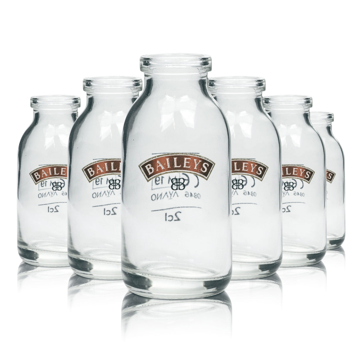 6 mini bouteilles de lait Baileys 50 ml 2 + 4 cl verres à shot Stamper