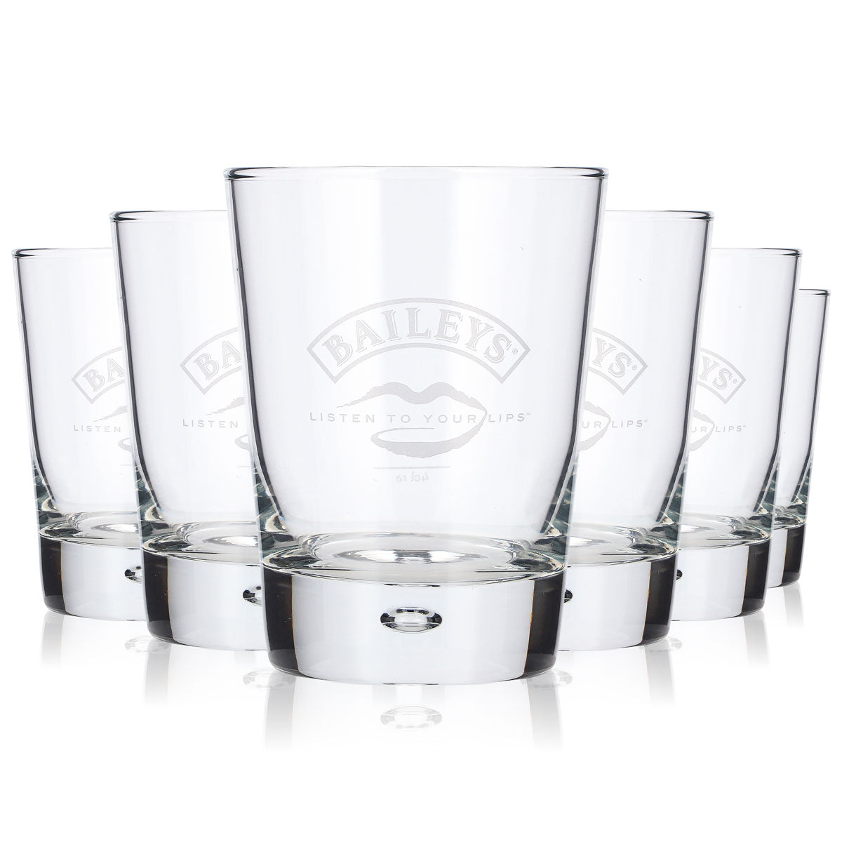 6 verres à whisky Baileys de 4 cl, modèle « Listen to your Lips Rastal Lowball »