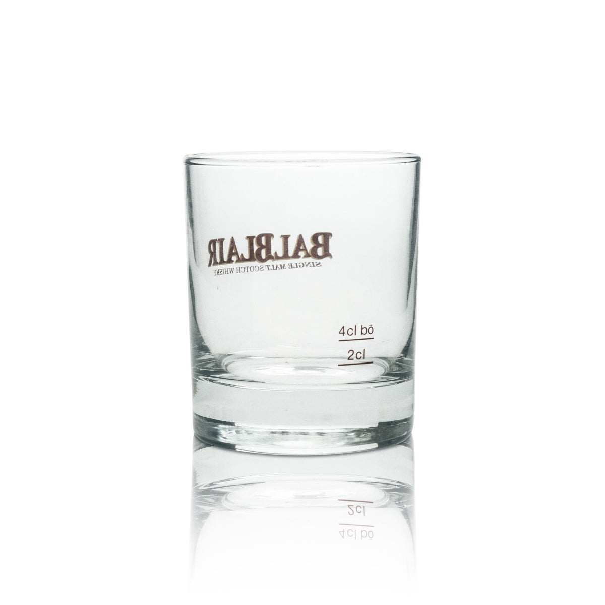 6 verres à whisky Balblair avec logo rouge – Vue 2