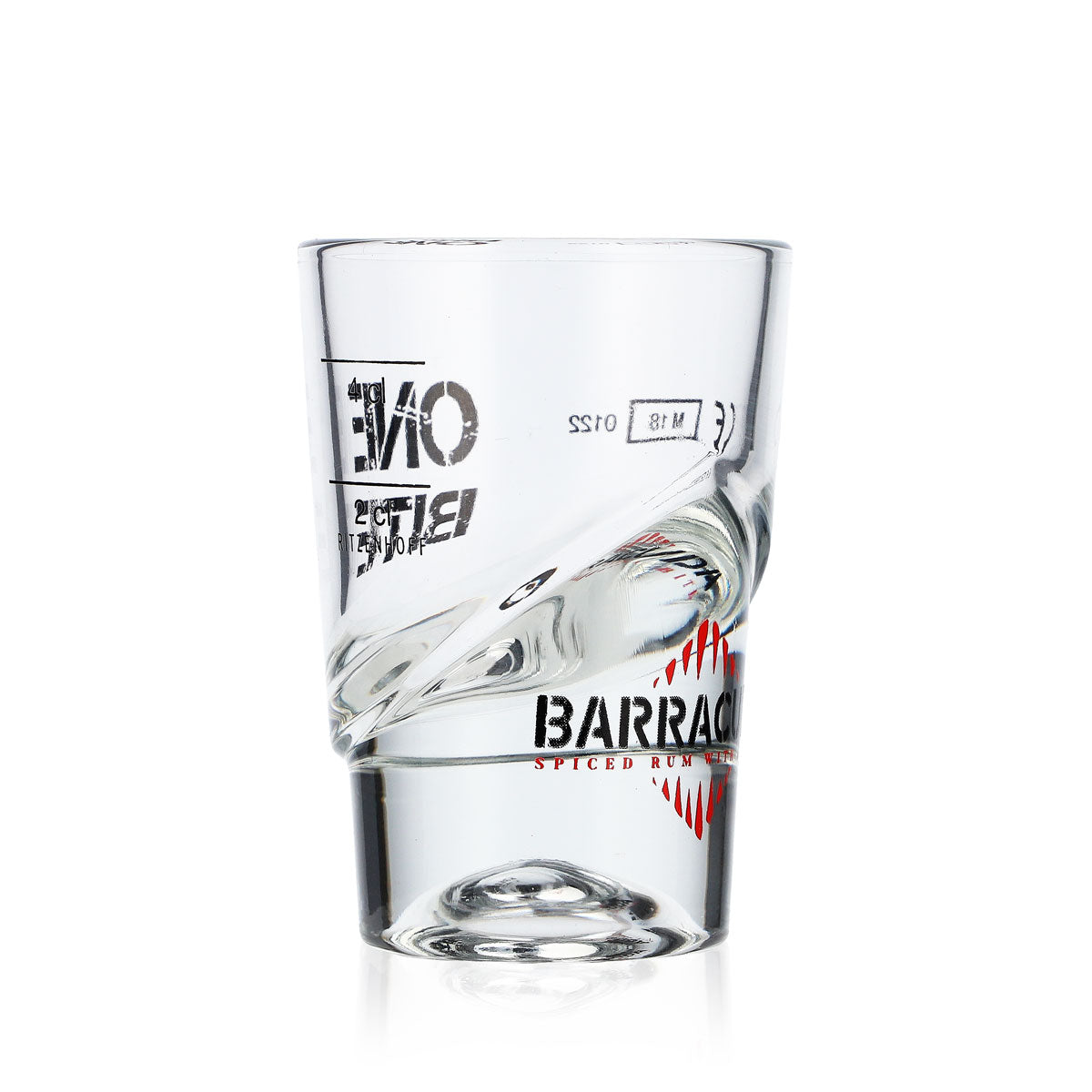 6x Verres à rhum Barracuda Verres à shot courts Verres à shot 4 cl « One Bite » – Vue 3