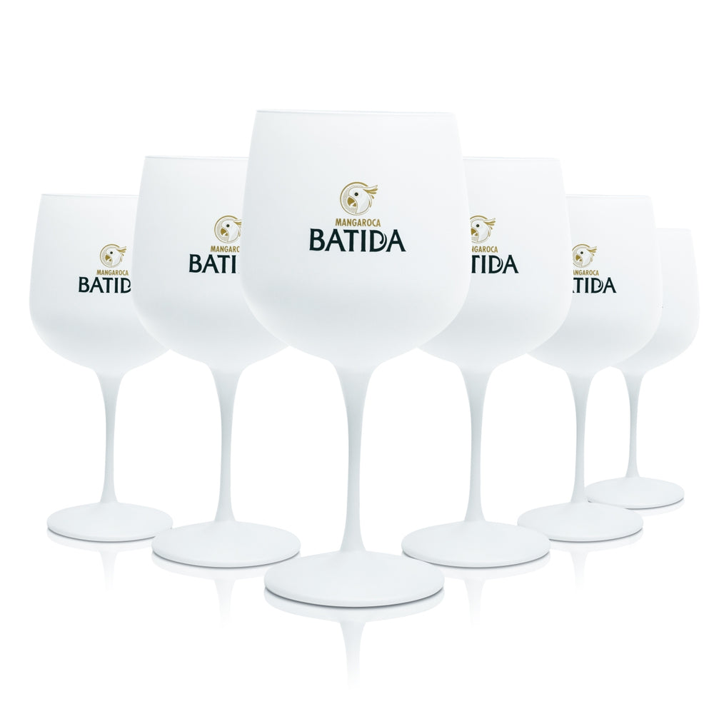 6 verres Batida de Coco 0,76 l Verres ballon Cocktail Longdrink Mangaroca Bachelor