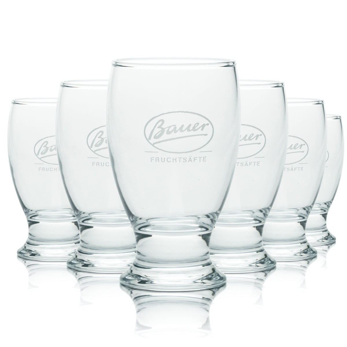 6x Bauer verre 0,12 l gobelet coupe verres fruits jus eau limonade spritz