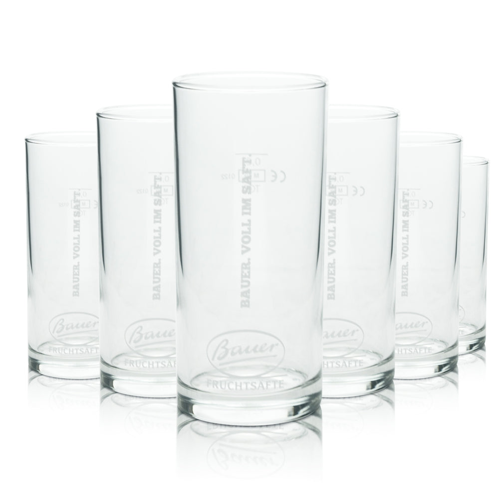 6 verres à jus Bauer 0,2 l Longdrink Amsterdam Gobelets Cocktail Verres Gastro Bar