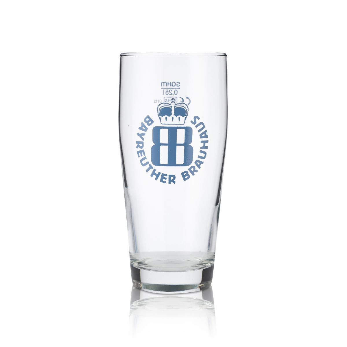6 verres Bayreuther 0,25 l Willi Becher, verre à bière blonde, lot, brasserie, restauration – Vue 2