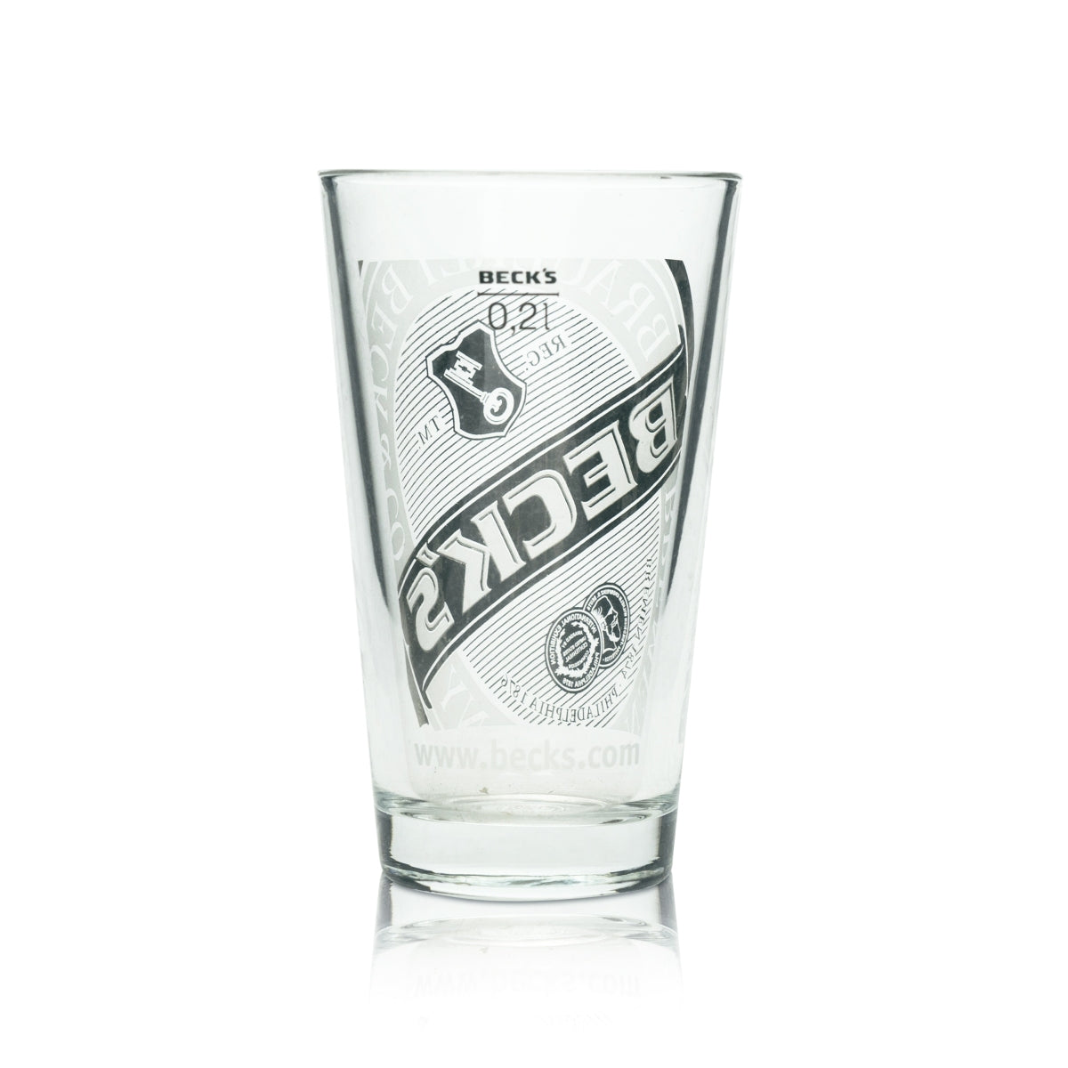 6 verres à bière Becks 0,2 l, demi-pinte, style rétro écossais, verres à collectionner, gobelets, bar – Vue 3