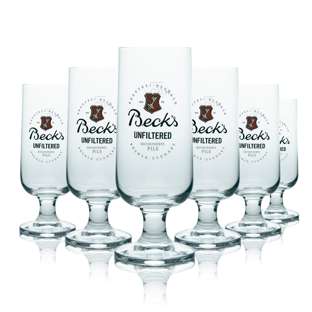 6 verres à bière Becks 0,5 l, édition « Unfiltered » – Vue 3