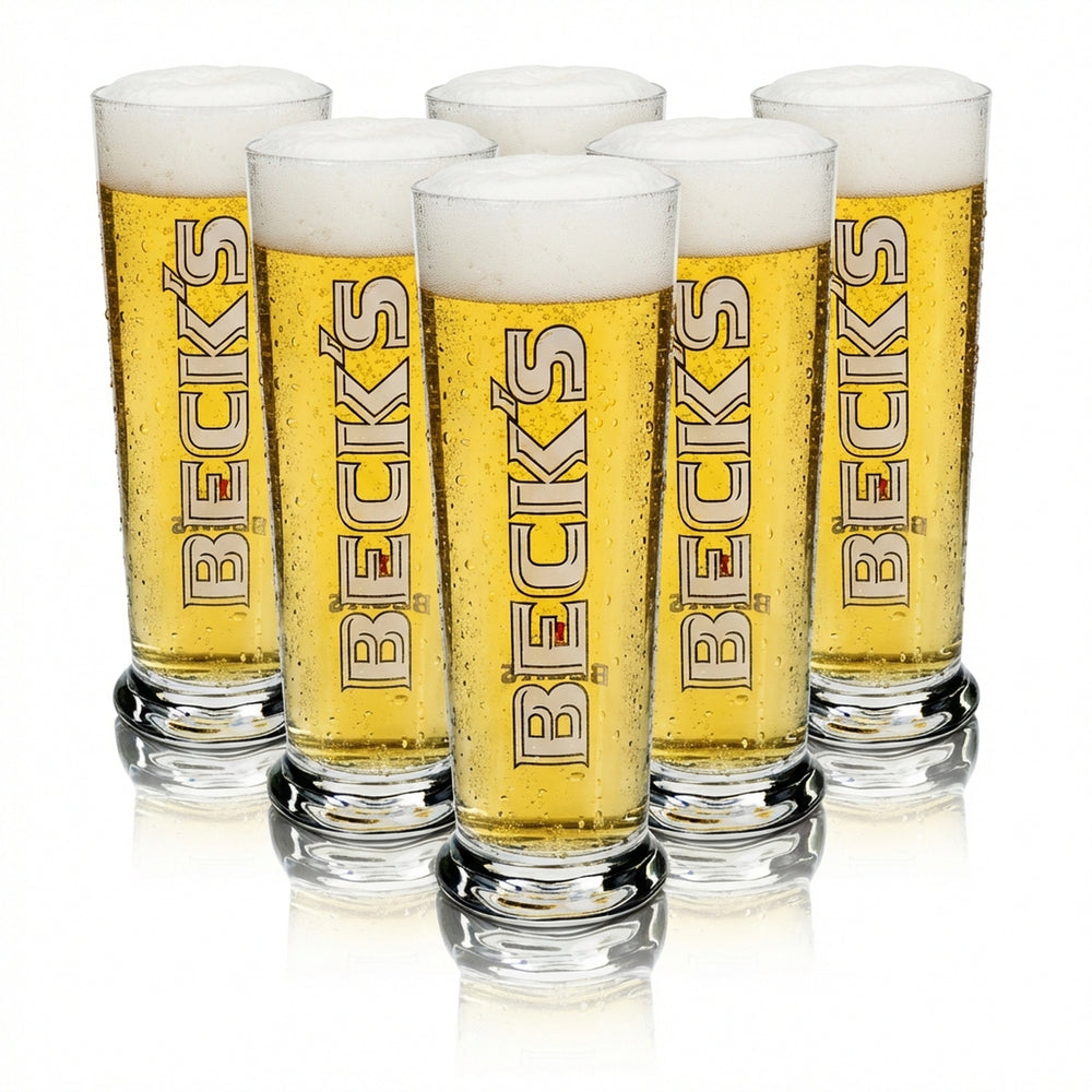 6 verres à bière Becks Verres à bière Verres 0,3 l Verre Seattle Sahm