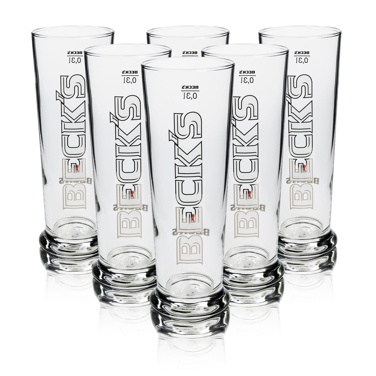 6 verres à bière Becks Verres à bière Verres 0,3 l Verre Seattle Sahm – Vue 4