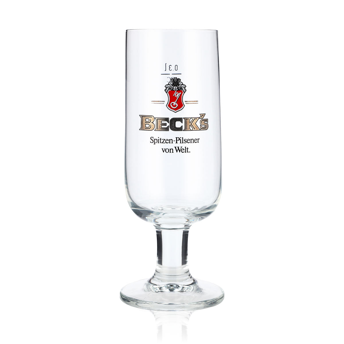 6 verres à bière Becks 0,3 l Verre à pied « Spitzen-Pilsener von Welt » RC – Vue 2