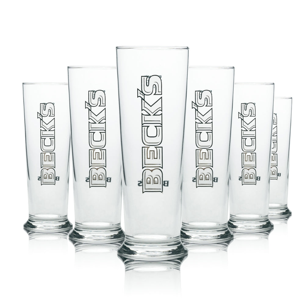 6 verres à bière Becks Seattle 0,2 l Verres tulipes Sahm Brasserie Coupe Bar gastronomique