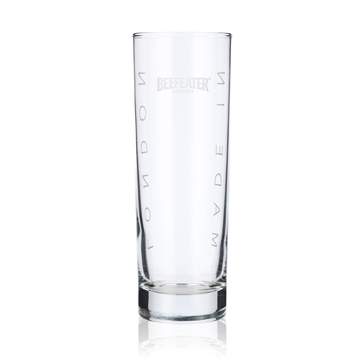 6 verres à gin Beefeater 0,3 l Verre à long drink Logo blanc satiné blanc – Vue 2