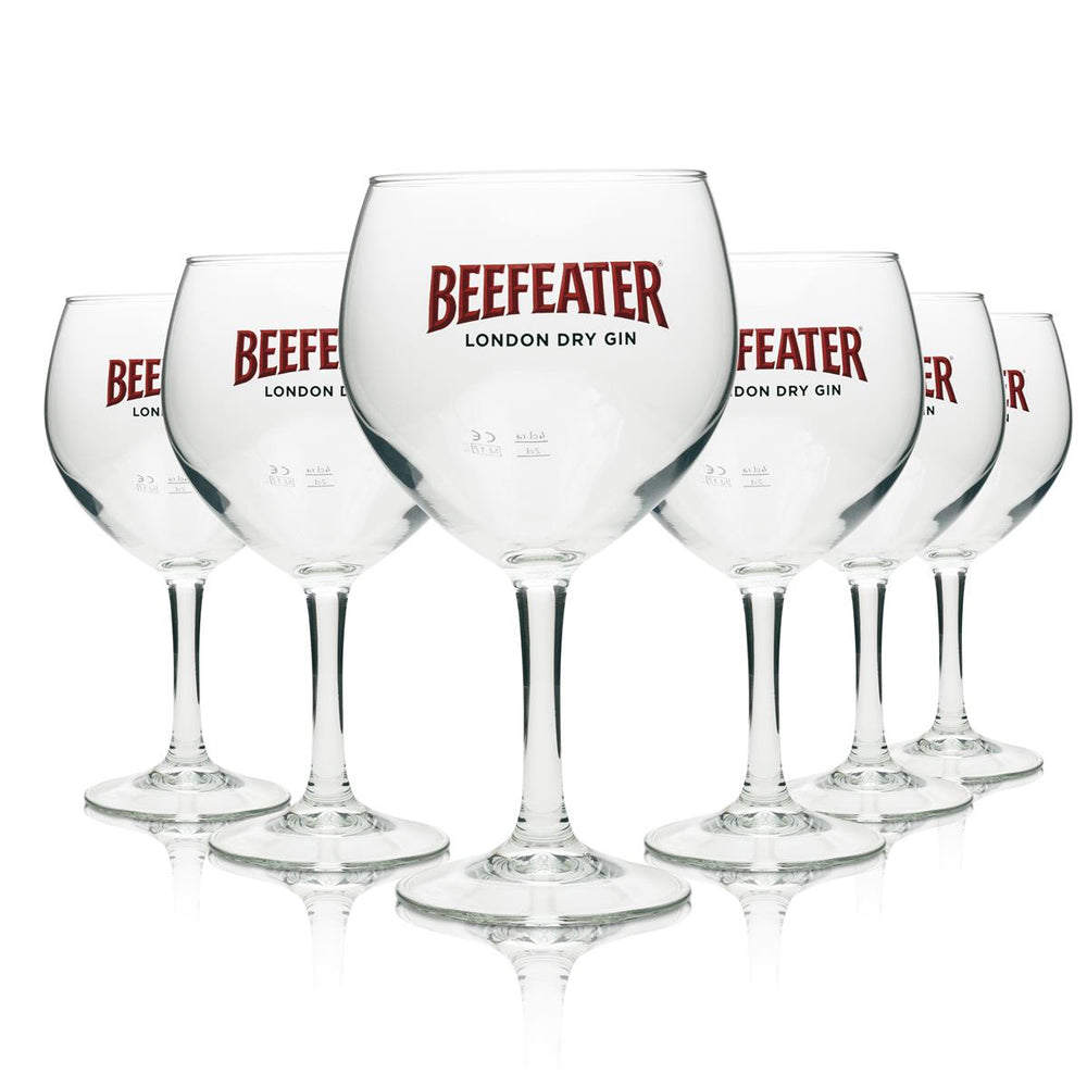 6 verres Beefeater 0,62 l, verres ballon, gin tonic, cocktail long drink, gastronomie
