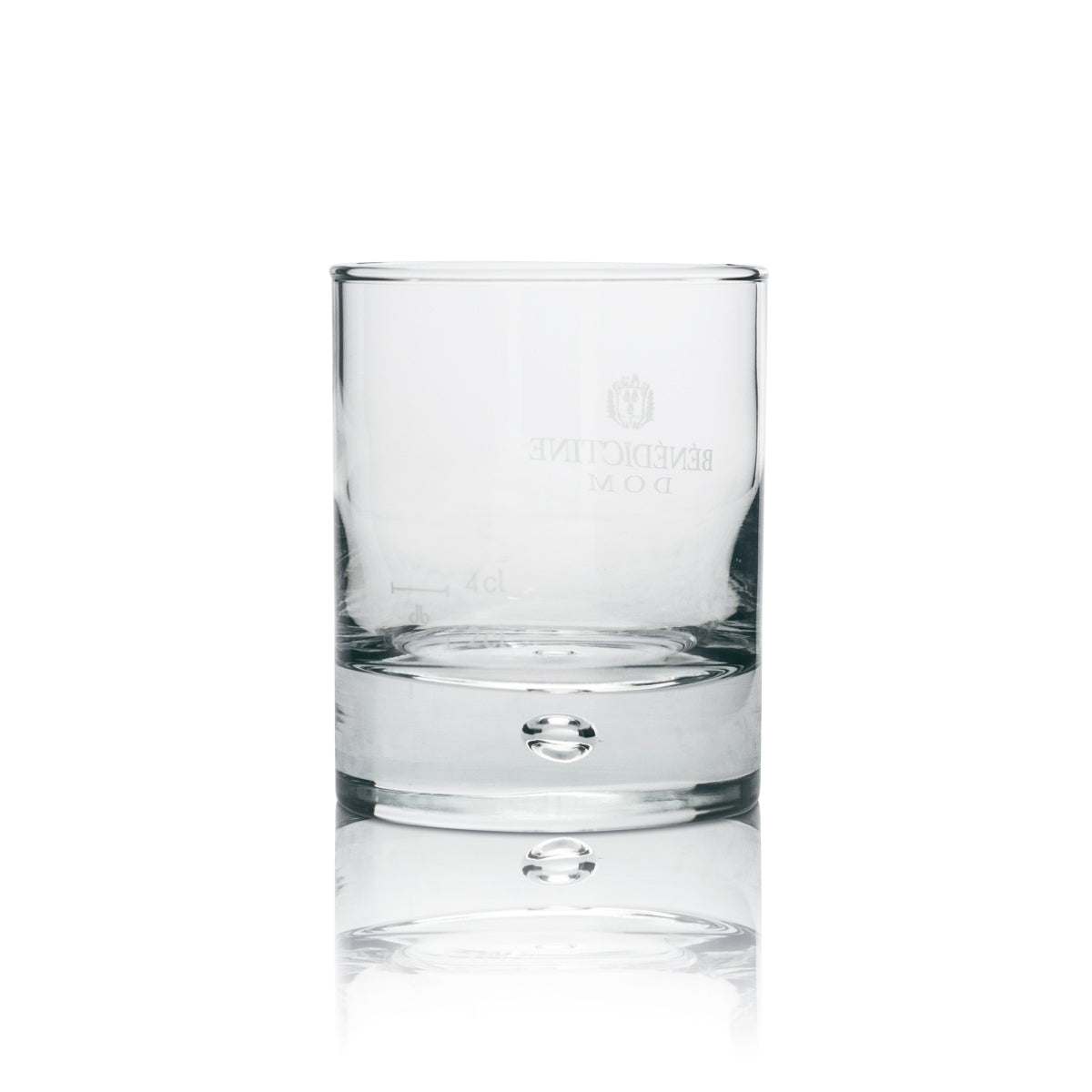 6 verres à whisky Benedictine avec bulle dans le fond – Vue 3