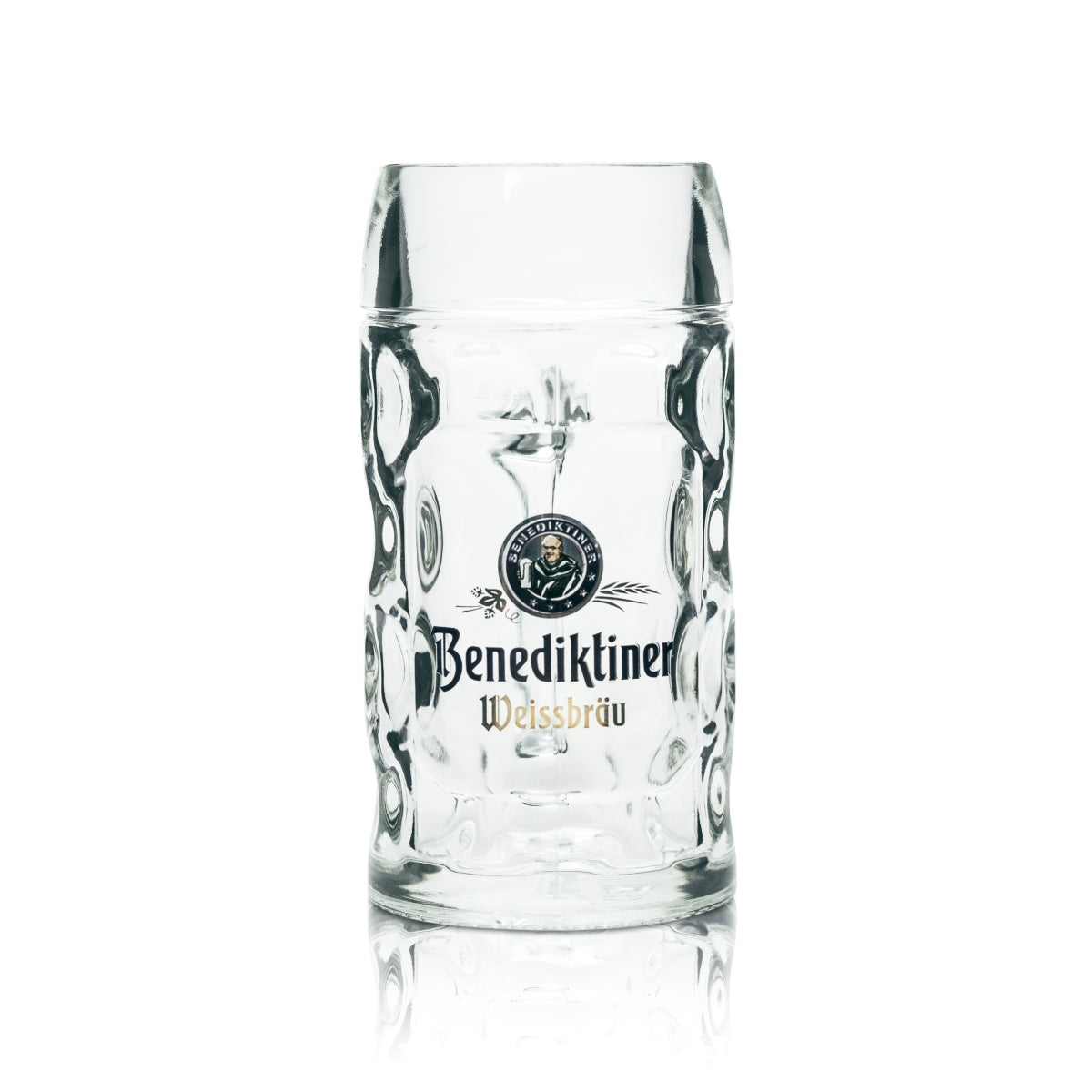 6 verres à bière Benediktiner Weissbräu 0,3 l, chope Isar Seidel avec anse – Vue 3