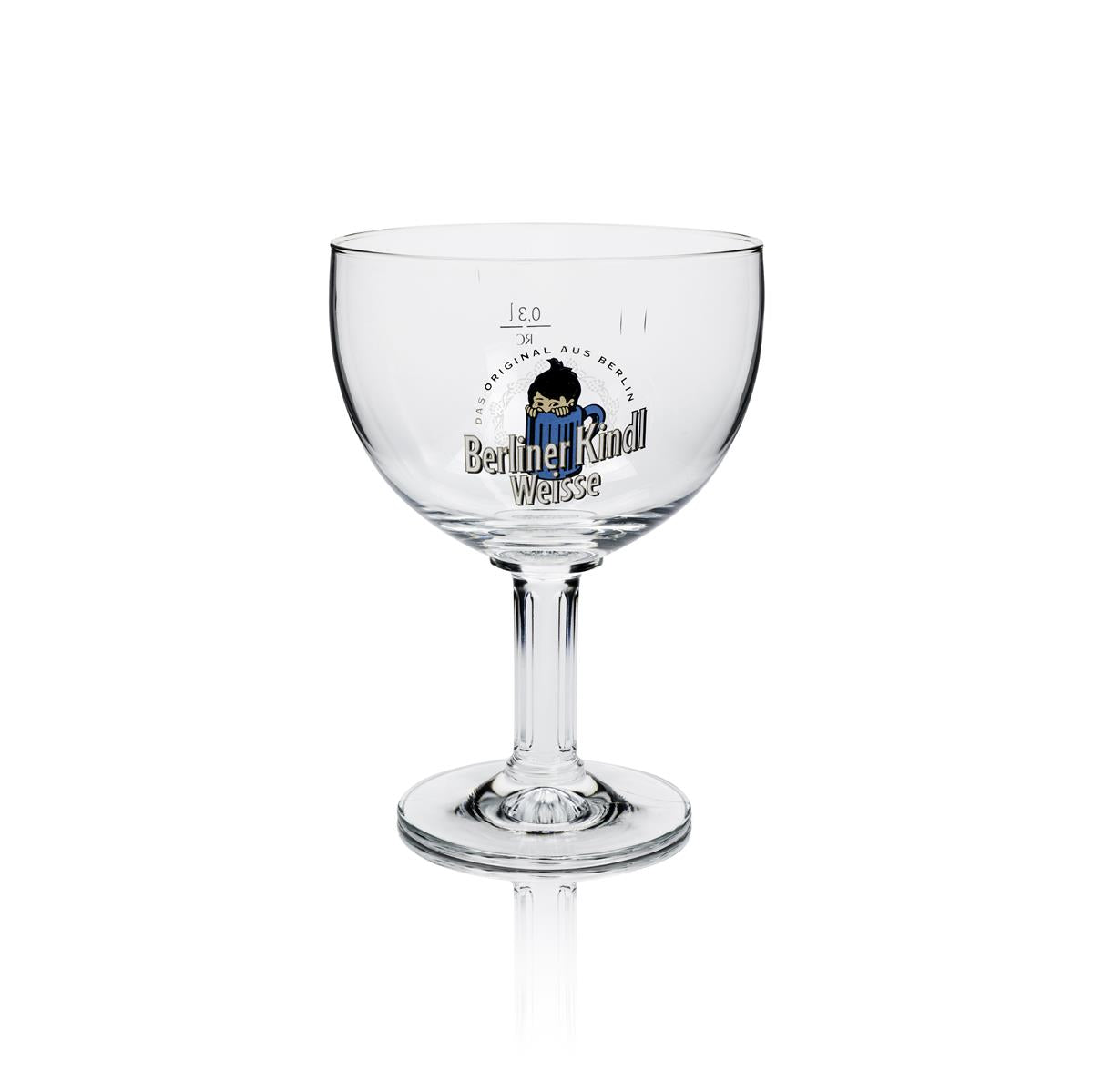 6 verres à bière Berliner Kindl Weisse en forme de coupe, 0,3 l – Vue 2