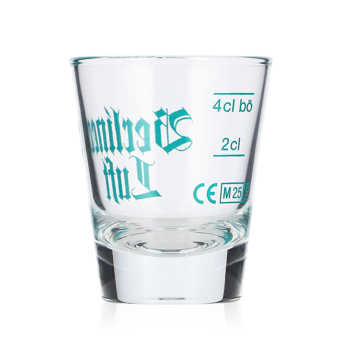Lot de 6 verres à tequila Berliner Luft de 2 cl + verres à shot de 4 cl avec logo turquoise – Vue 4