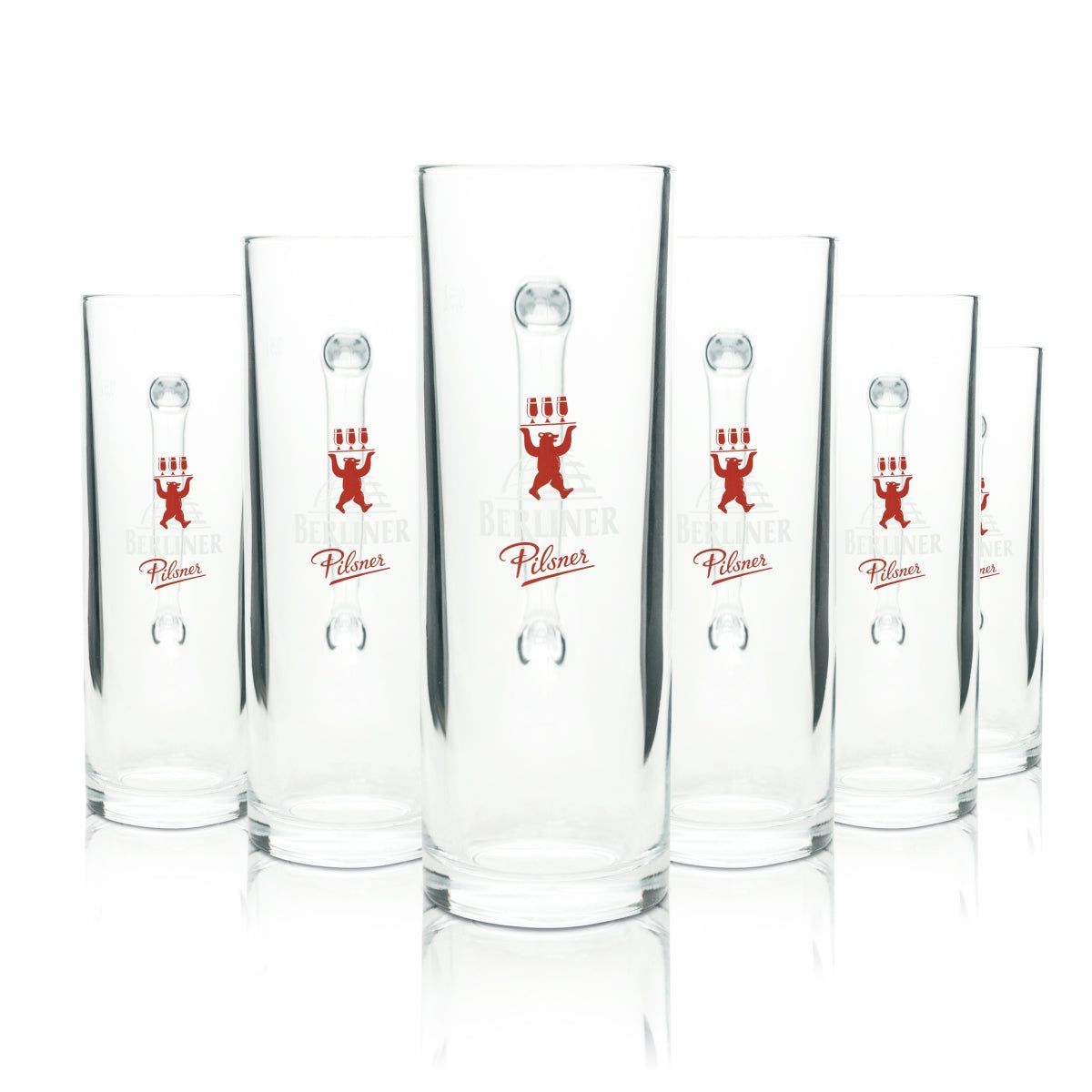 6 verres à bière berlinois Pilsner 0,5 l, chope Seidel Dallas Sahm Henkel, verres à bière