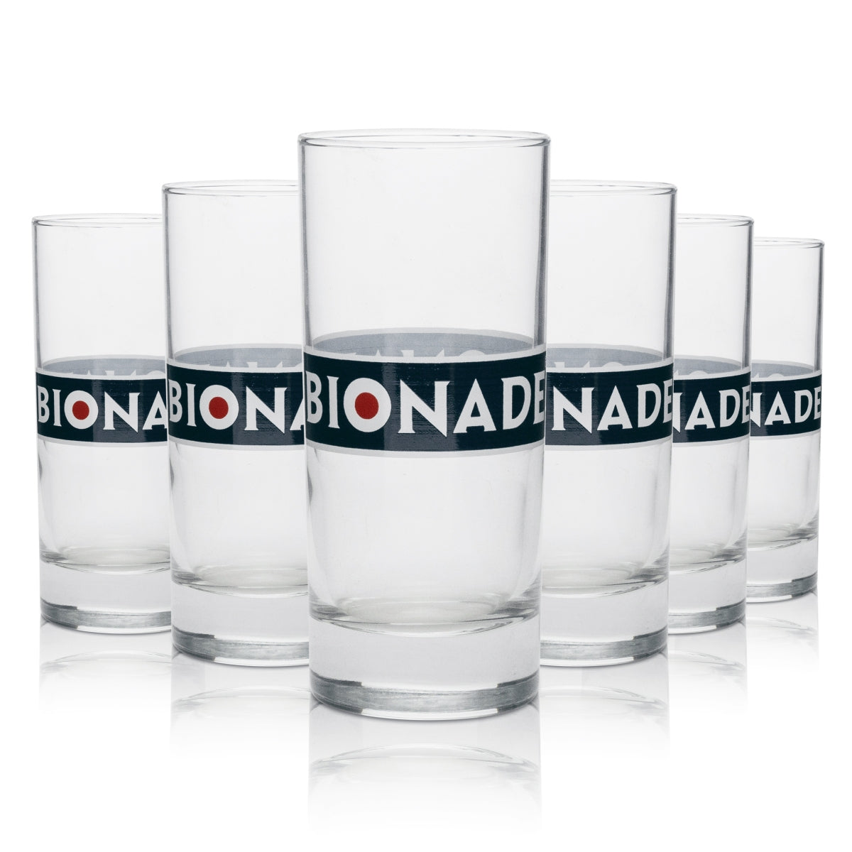 6x boissons gazeuses Bionade en verre 22 cl Longdrink rond Libbey