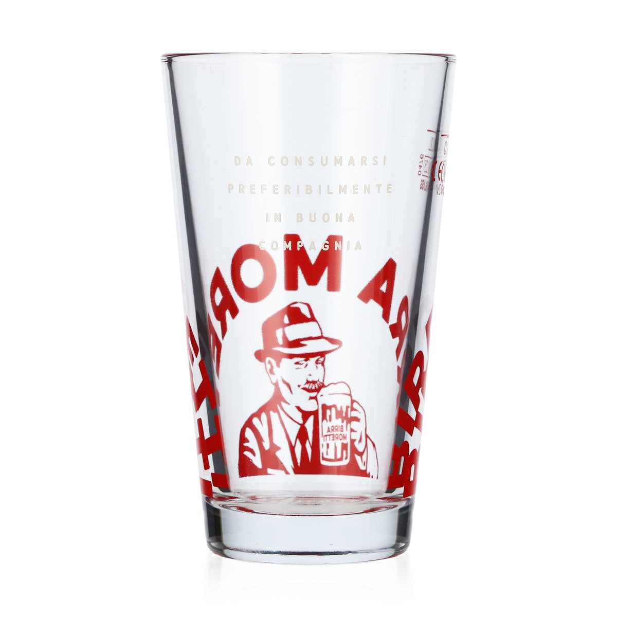 6 verres à bière Birra Moretti de 0,2 l, avec logo rouge, verres à bière Willibecher (lot de 6) – Vue 4