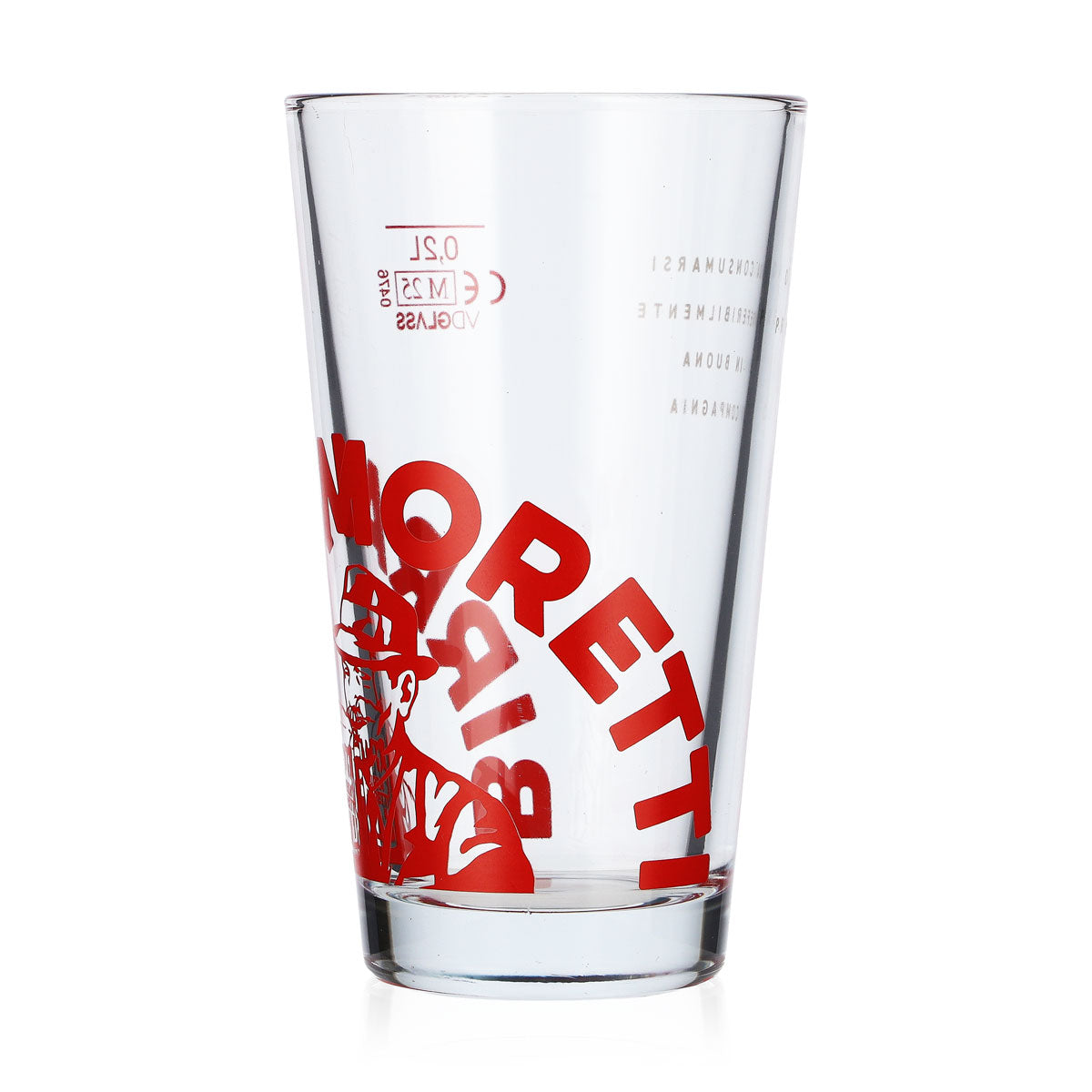 6 verres à bière Birra Moretti de 0,2 l, avec logo rouge, verres à bière Willibecher (lot de 6) – Vue 5