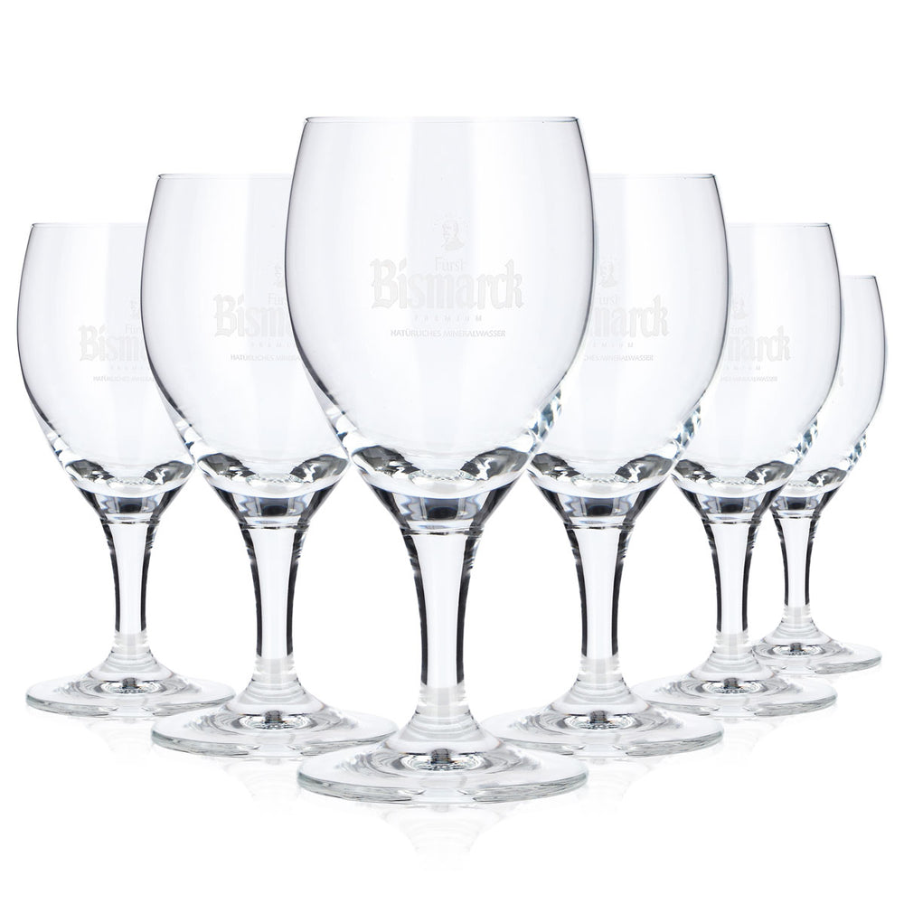 6 verres à eau « Bismarck » de 19 cl, modèle « Kelch », marque « Fürst Rastal Premium »