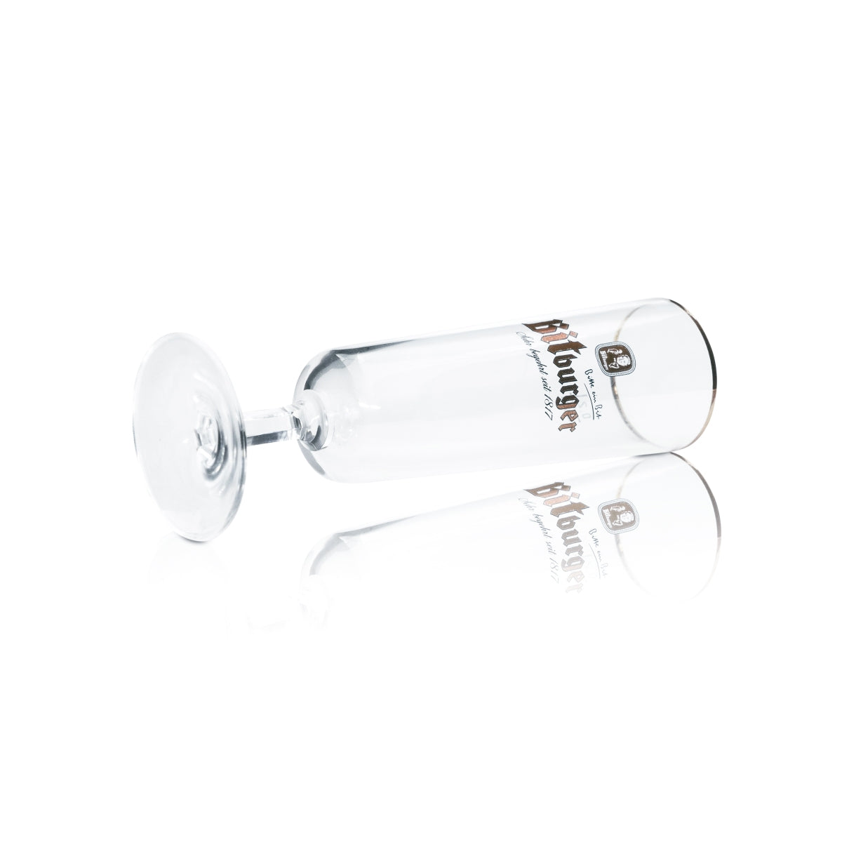 6 verres à bière Bitburger 0,2 l, forme tulipe, bord doré, brasserie, gastronomie, bar, pils – Vue 5