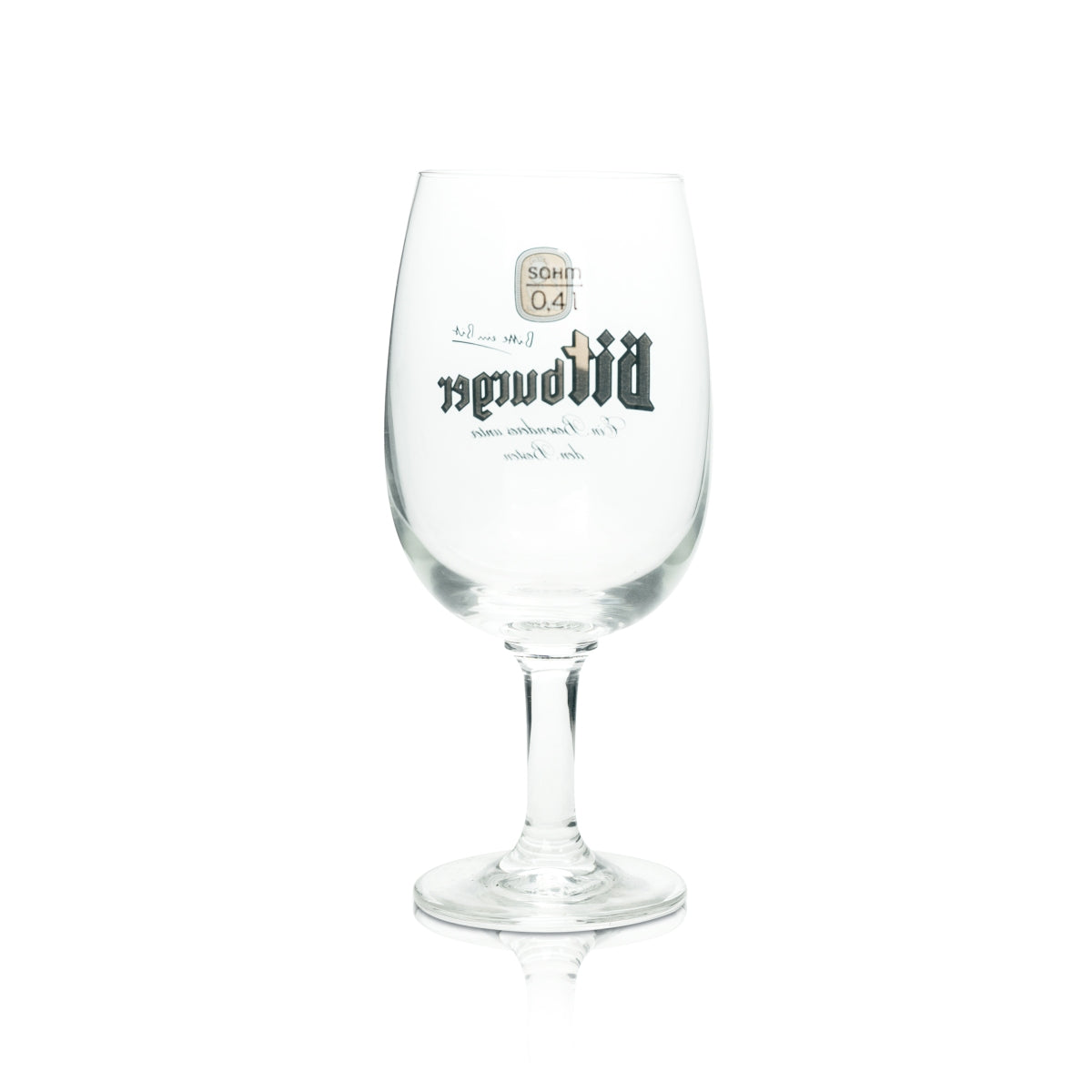 6 verres à bière Bitburger 0,4 l Gaston Pokal Sahm Tulipe Pils Export Brasserie – Vue 3